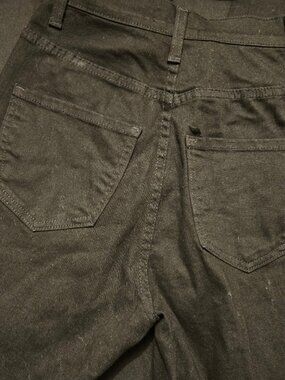 Black Denim Jeans with Rear Pockets